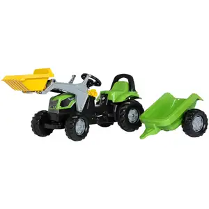 Rolly Toys® Trettraktor rollyKid Deutz-Fahr 5115 G TB mit Anhänger und... günstig