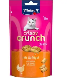 Vitakraft Knuspriges Crunch Geflügel Katzenleckerli 60g