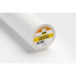 Stoff Vlieseline Meterware Soluvlies Stickvlies wasserlöslich weiß 90c... günstig