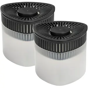WENKO Luftentfeuchter Prisma 2er Set 500g Anthrazit Raumentfeuchter En...