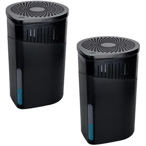 WENKO Luftentfeuchter Drop 2er Set Raumentfeuchter Entfeuchter Schwarz