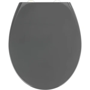 WENKO Premium WC-Sitz Samos Grau Absenkautomatik Toilette Bad Gäste WC