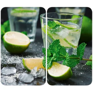 WENKO Herd-Abdeckplatte Universal Modell Mojito, Glas, (Set, 2 tlg), H... günstig