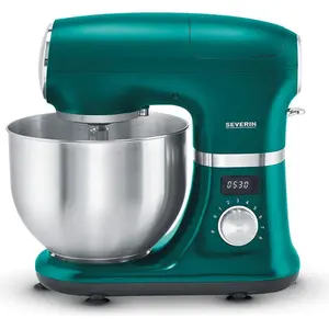 Severin KM 3896 Küchenmaschine edelstahl/matt-grün/schwarz