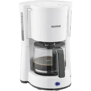 Severin KA 4816, Filterkaffeemaschine, Gemahlener Kaffee, 1000 W, Weiß