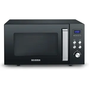 SEVERIN 2-in-1 Mikrowelle mit Glasboden und Grill MW 7763