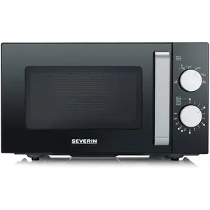 SEVERIN MW 7761 Mikrowelle 800 W schwarz, edelstahl günstig