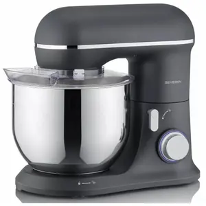Severin KM 3899, Standmixer, Schwarz, Mixen, Verquirlen, Kneten, 1 m, 5,3 l, Kunststoff, Edelstahl günstig
