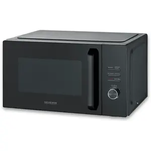 Severin Mikrowelle MW 7798 1000 W Schwarz - 3-in-1 Mikrowellengerät für Backen, Grillen und Erwärmen günstig