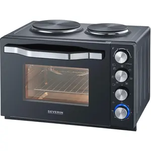 Severin TO 2074, 30 l, Schwarz, Freistehend, Drehregler, 120 min, 2500... günstig