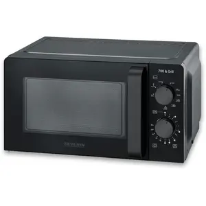 Severin Mikrowelle mit Grillfunktion, zum Auftauen und Erhitzen, mit Grillrost und 9 Leistungsstufen, Schwarz, 700 W, 19 L Füllvolumen, MW 9182 günstig