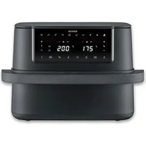 Severin Heißluftfritteuse Black Line Flex FR 2490 mattschwarz