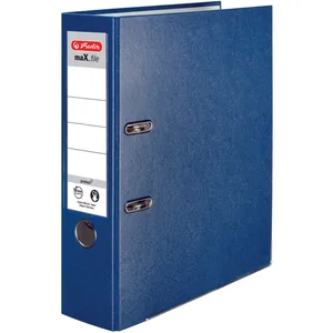 herlitz Ordner Rückenbreite 8 cm DIN A4 Kunststoff blau günstig