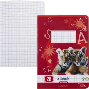 herlitz Schulheft x.book Lineatur 28 kariert DIN A5 günstig
