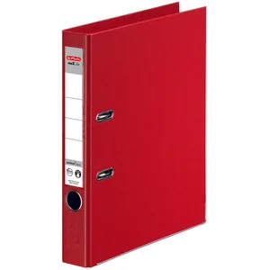 herlitz Ordner Rückenbreite 5 cm DIN A4 Kunststoff rot günstig
