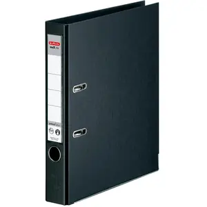 herlitz maX.file protect plus Ordner Kunststoff 5,0 cm DIN A4 - schwarz günstig