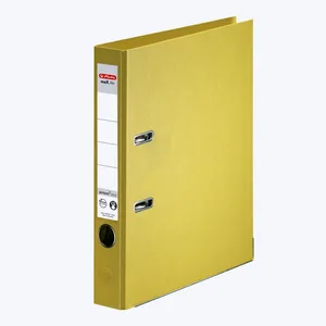herlitz Ordner Rückenbreite 5 cm DIN A4 Kunststoff gelb günstig