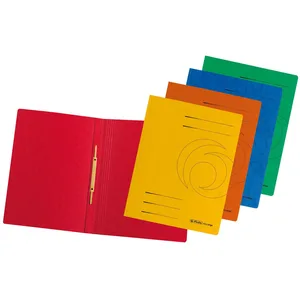 herlitz Schnellhefter DIN A4 Colorspankarton 2x rot, 2x blau, 2x grün, 2x orange, 2x gelb günstig
