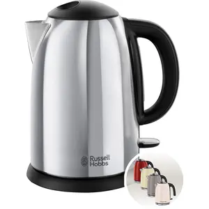 Russell Hobbs Victory Wasserkocher 1,7 l 2400 W Schwarz, Edelstahl