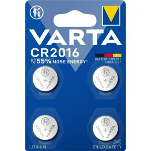 Varta Lithium Coin Knopfzelle CR2016, 3Volt, Batterie