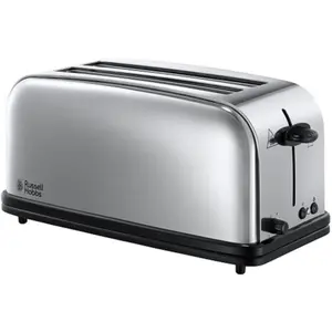 Russell Hobbs Victory Toaster, Edelstahl, Langschlitz, 4 Scheiben