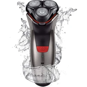 Remington Herren Rotationsrasierer, Nass- Und Trocken, Silber und Rot