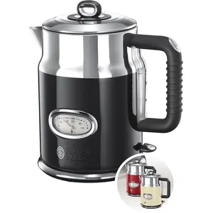 RUSSELL HOBBS Wasserkocher WK Retro Noir 21671-70, 1,7 l, 2400 W