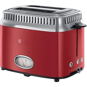 Toaster 2 Scheiben Retro Schwarz
