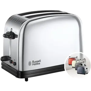 Russell Hobbs Toaster [für 2 Scheiben] Victory Edelstahl (extra breite...