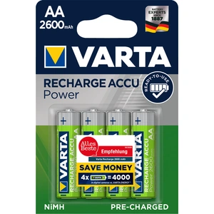 Varta 1x4 Wiederaufladbare Aa Nimh Mignon Batterien 2600mah One Size günstig