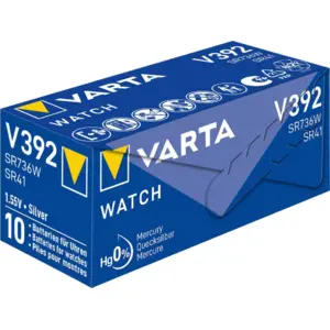 Varta Silberoxid-Knopfzelle 392, Batterie