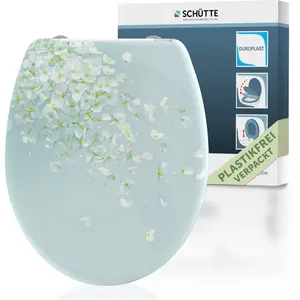 SCHÜTTE WC Sitz FLOWER IN THE WIND, Duroplast Toilettensitz mit Absenk... günstig