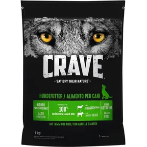 Crave MIT LAMM & RIND, Adult, Rind, Lamm, 1 kg