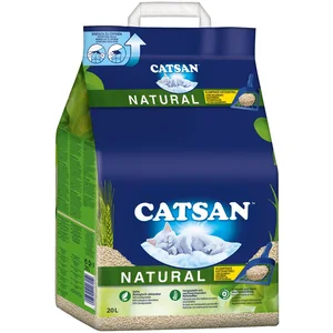 CATSAN Katzenstreu NATURAL Klumpstreu 20l (XXL Vorratspack), 100% biol... günstig