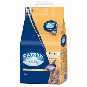 CATSAN Katzenstreu ULTRA Plus Klumpstreu 15l, für schnelle & feste Klu... günstig