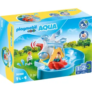 PLAYMOBIL 1.2.3. 70268 Wasserrad mit Karussell