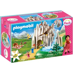 PLAYMOBIL Heidi 70254 Am Kristallsee mit Heidi, Peter und Clara
