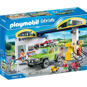 PLAYMOBIL City Life 70201 Große Tankstelle