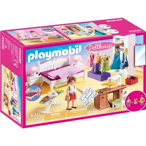 PLAYMOBIL Dollhouse 70208 Schlafzimmer mit Nähecke