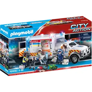 PLAYMOBIL City Action 70936 Rettungs-Fahrzeug: US Ambulance