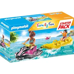 PLAYMOBIL Family Fun 70906 Starter Pack Wasserscooter mit Bananenboot