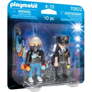 PLAYMOBIL City Action DuoPack Polizist und Sprayer, 4 Jahr(e), Mehrfar...