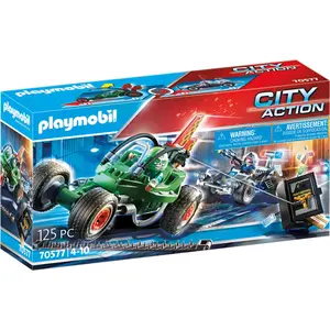 PLAYMOBIL City Action 70577 Polizei-Kart: Verfolgung des Tresorräubers