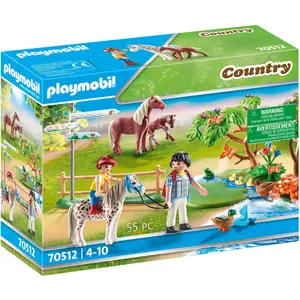 PLAYMOBIL Country 70512 Fröhlicher Ponyausflug
