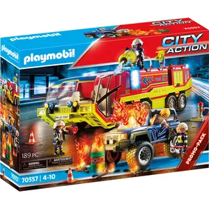 PLAYMOBIL City Action 70557 Feuerwehreinsatz mit Löschfahrzeug