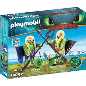 PLAYMOBIL Raffnuss und Taffnuss in Fluganzug, 70042