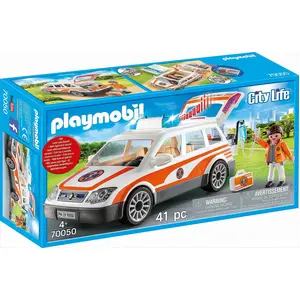PLAYMOBIL Notarzt-PKW mit Licht und Sound, 70050