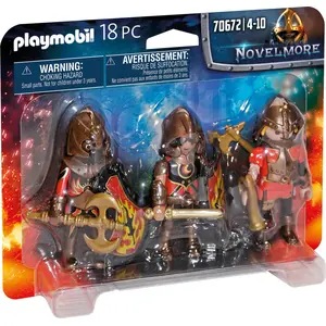 PLAYMOBIL Novelmore 70672 3er Set Burnham Raiders
