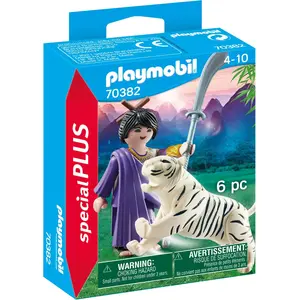PLAYMOBIL 70382 Asiakämpferin mit Tiger