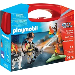 PLAYMOBIL City Action Fire Rescue Carry Case, 4 Jahr(e), Mehrfarbig